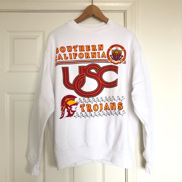 usc sweatshirt white